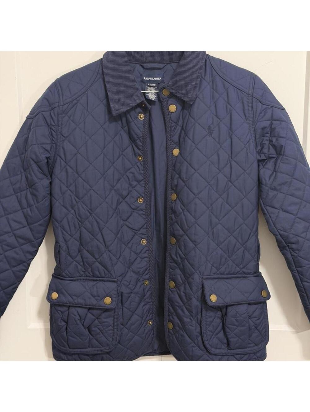 Ralph Lauren Women's Navy and Blue Jacket